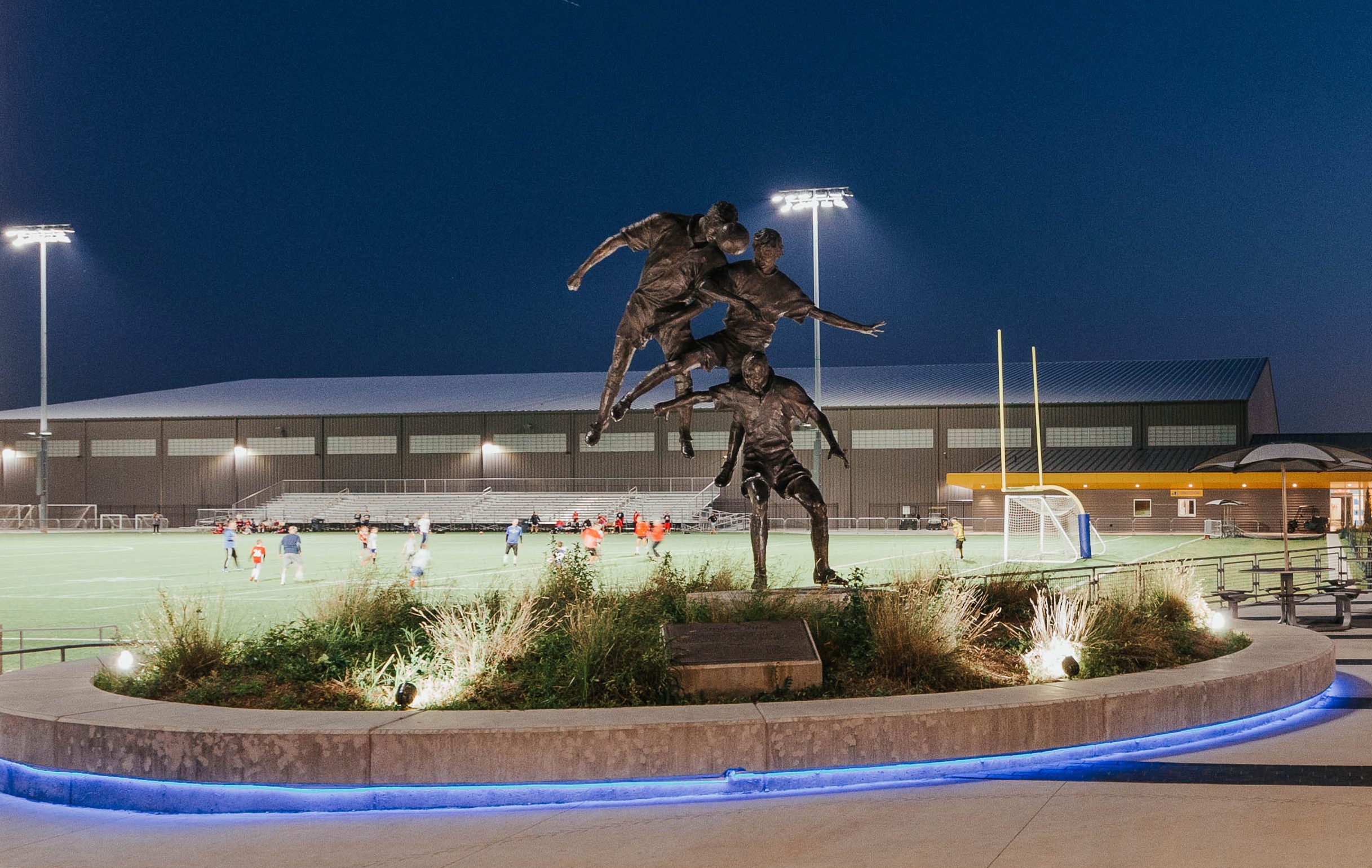 Stryker Sports Complex sculpture