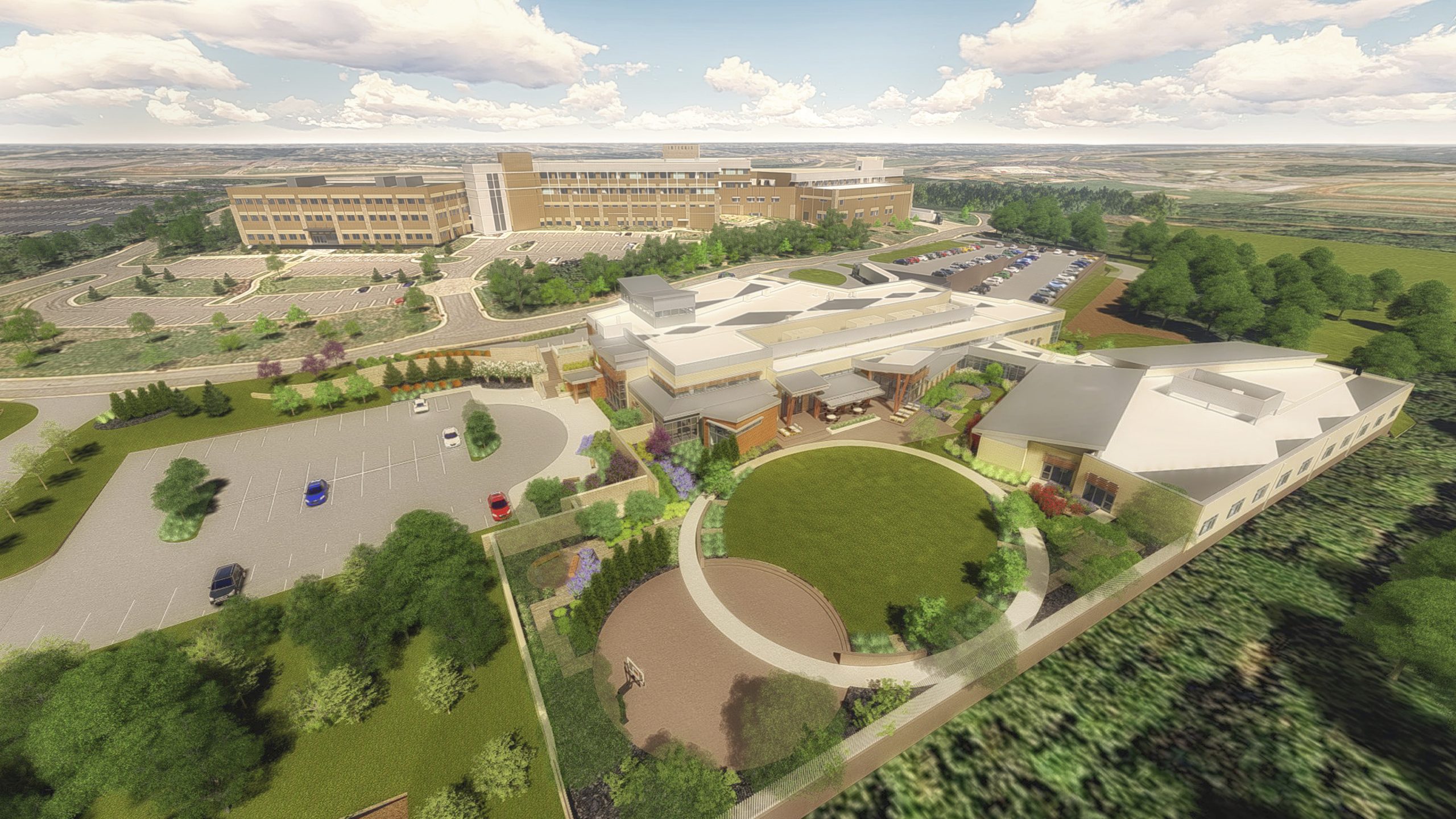 INTEGRIS health Edmond hospital campus site design